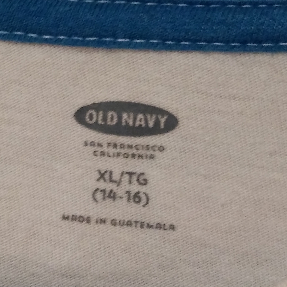 Dirt bike art shirt, Old Navy - Boys XL, 14-16 - Picture 2 of 4